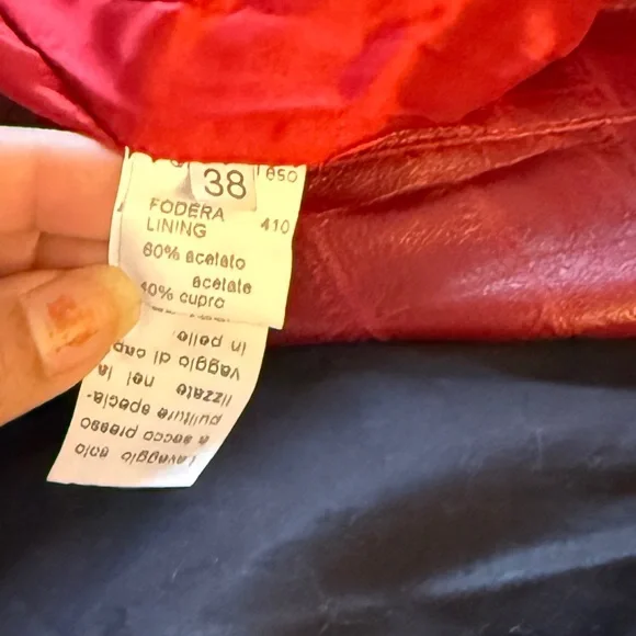 Giuliana Tasso Vintage Aligator Leather pants 38 - Picture 6 of 9